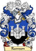 English or Welsh Family Coat of Arms (v.23) for Rawson