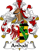 German Wappen Coat of Arms for Anhalt