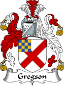 English Coat of Arms for the family Gregson