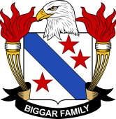Coat of arms used by the Biggar family in the United States of America