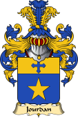 French Family Coat of Arms (v.23) for Jourdan