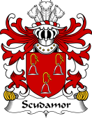 Welsh Coat of Arms for Scudamor (m. daughter of Owain Glyndwr)