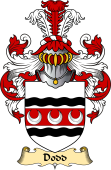 English Coat of Arms (v.23) for the family Dod (d)