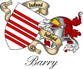 Sept (Clan) Coat of Arms from Ireland for Barry