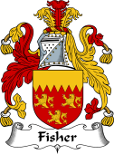 English Coat of Arms for the family Fisher