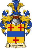 French Family Coat of Arms (v.23) for Jacquemin