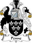 Irish Coat of Arms for Penne