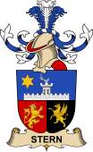 Republic of Austria Coat of Arms for Stern (de Legisfeld)