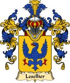 French Family Coat of Arms (v.25) Sellier (le)