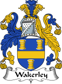 English Coat of Arms for the family Wakerley