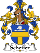 German Wappen Coat of Arms for Scheffer