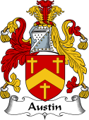 English Coat of Arms for the family Austin