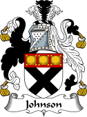 English Coat of Arms for the family Johnson II
