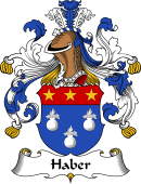German Wappen Coat of Arms for Haber