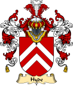 Irish Family Coat of Arms (v.25) Hyde