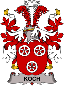 Swedish Coat of Arms for Koch