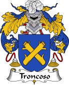 Portuguese Coat of Arms for Troncoso