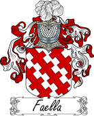 Araldica Italiana Coat of arms used by the Italian family Faella