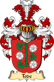 v.23 Coat of Family Arms from Germany for Tode