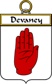 Irish Badge for Devaney or O'Devaney