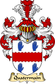 English Coat of Arms (v.23) for the family Quatermain