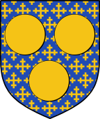 English Family Shield for Coffin