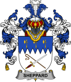 Irish Family Coat of Arms (v.25b) Sheppard