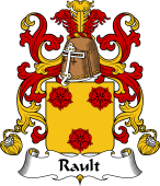 Coat of Arms from France for Rault or Rheault