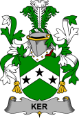 Irish Coat of Arms for Ker