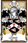 Scottish Coat of Arms Bookplate for Lennie or Leny