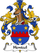 German Wappen Coat of Arms for Hentzel