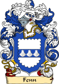 English or Welsh Family Coat of Arms (v.23) for Fenn (Suffolk)