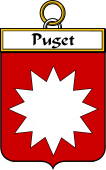 French Coat of Arms Badge for Puget