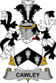 Irish Coat of Arms for Cawley or Cauley