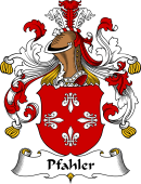 German Wappen Coat of Arms for Pfahler