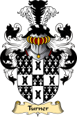 English Coat of Arms (v.23) for the family Turner