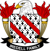 Coat of arms used by the Iredell family in the United States of America