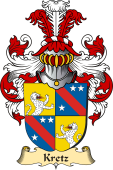 v.23 Coat of Family Arms from Germany for Kretz