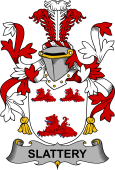 Irish Coat of Arms for Slattery or O'Slattery