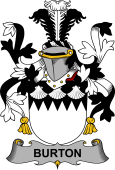Irish Coat of Arms for Burton