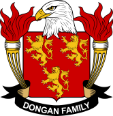 Coat of arms used by the Dongan family in the United States of America
