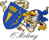 Sept (Clan) Coat of Arms from Ireland for O'Molony