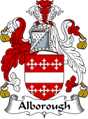 English Coat of Arms for the family Alborough