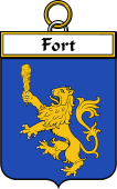 French Coat of Arms Badge for Fort