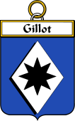 French Coat of Arms Badge for Gillot