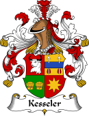 German Wappen Coat of Arms for Kesseler