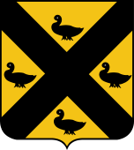 French Family Shield for Saint-Aubin