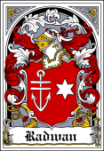 Polish Coat of Arms Bookplate for Radwan
