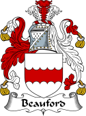 English Coat of Arms for the family Beauford