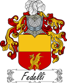 Araldica Italiana Coat of arms used by the Italian family Fedelli